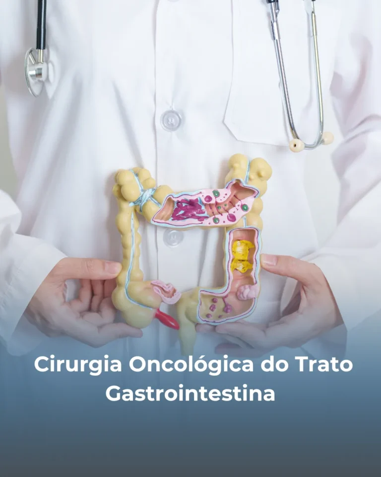 ✔️ Cirurgia para câncer de estômago ✔️ Ressecção de tumores intestinais ✔️ Cirurgia para câncer colorretal